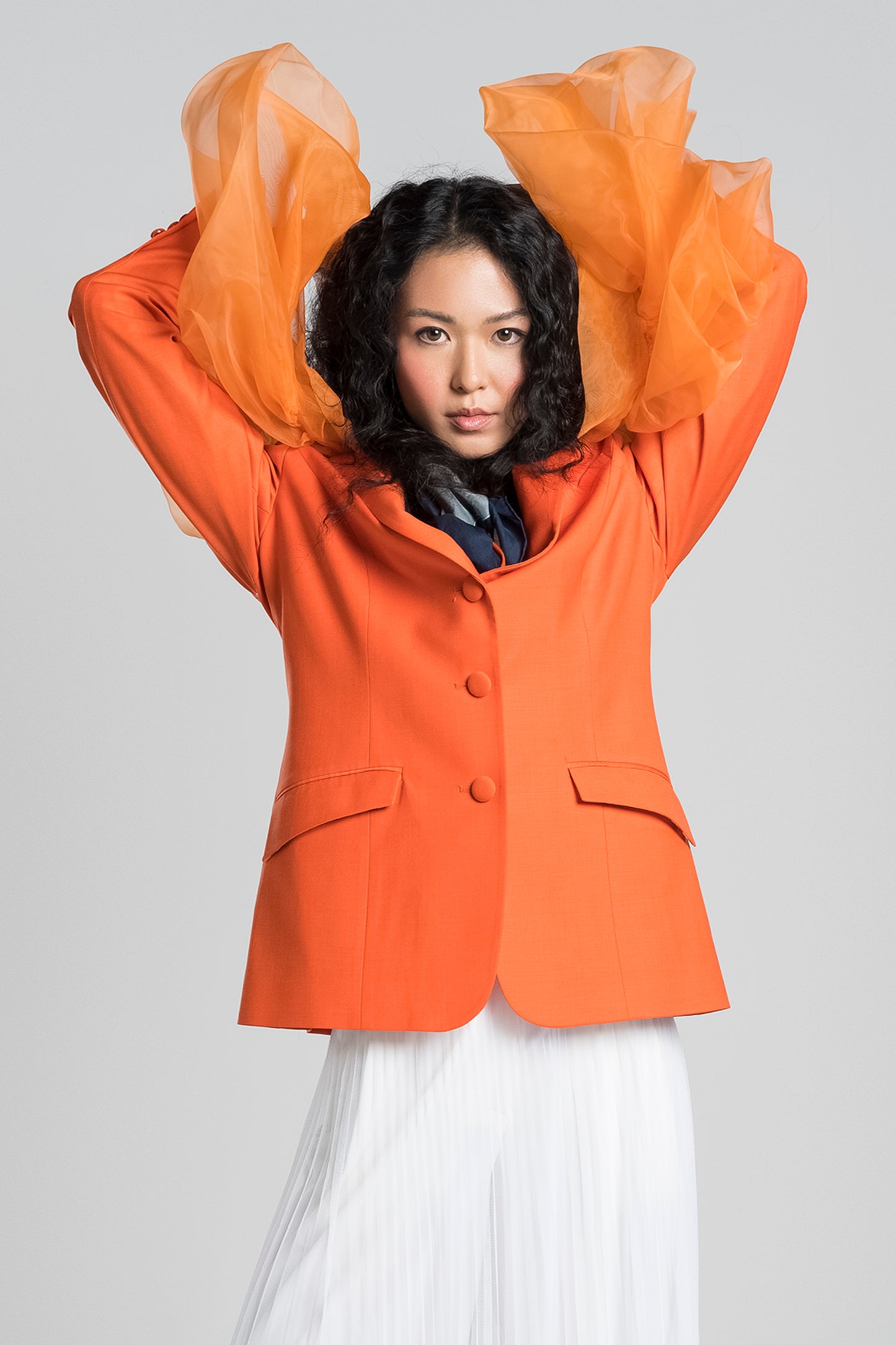 The Colors of Phoenix Silk Chiffon Scarf