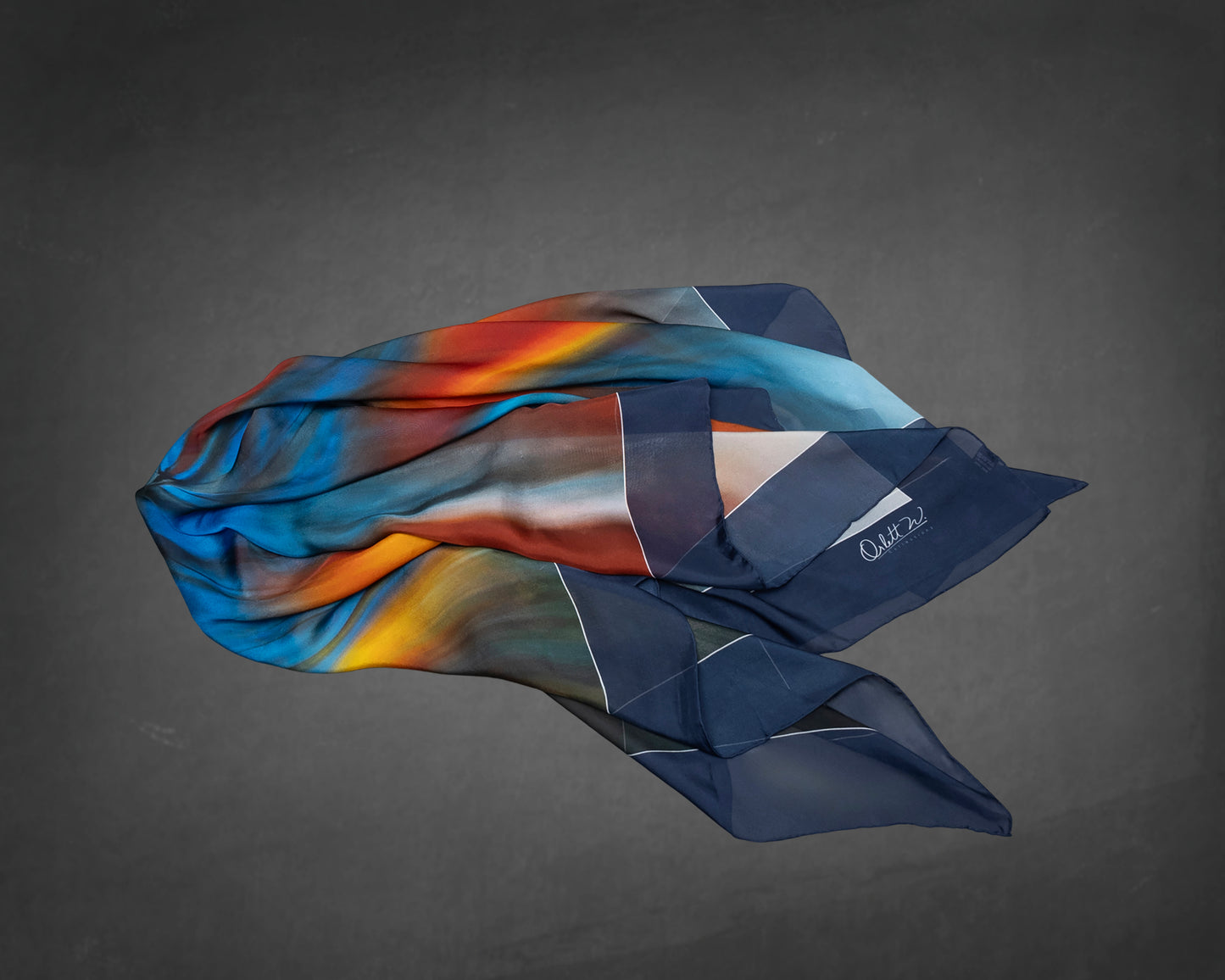 The Colors of Phoenix Silk Chiffon Scarf