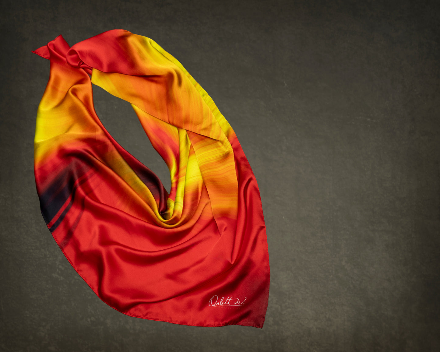 The Spice Silk Satin Scarf